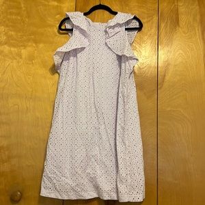 Beautiful lavender eyelet dress.